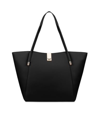 Laurie Simply Black sac à main noir unisexe adulte minimaliste et polyvalent