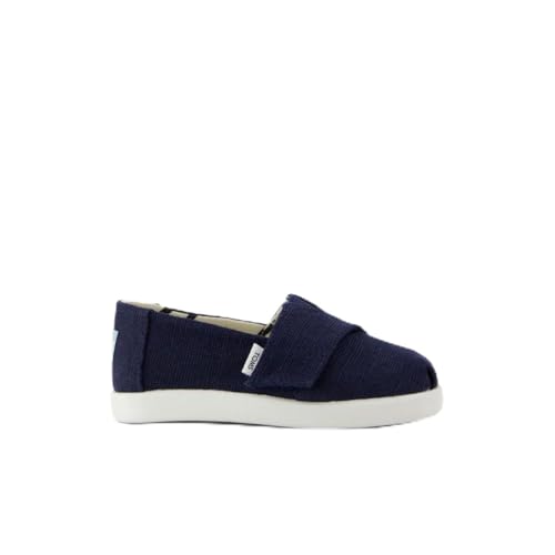 Chaussures TOMS Garçon Alpargata Classic en toile bleu marine taille 27