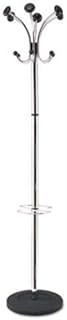 Alba Chromy Coat Tree, Six Knobs, Chrome (1 Unit)