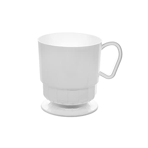Party Essentials 8-Ounce Hard Plastic Coffee Cups,...