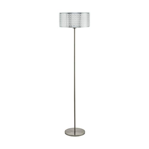 Preisvergleich Produktbild EGLO LEAMINGTON 1 Stehleuchte Stahl 60 W, nickel-matt, chrom