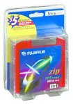 Fuji 3-Pack of IBM-Formatted Color Zip Disks (25271141)