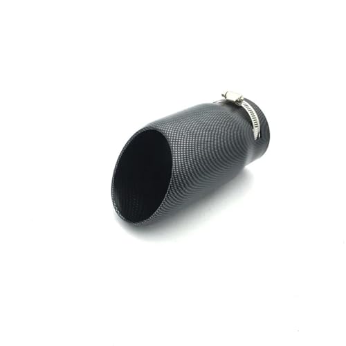Embout échappement en carbone noir 76mm 85mm pour un look sport élégant