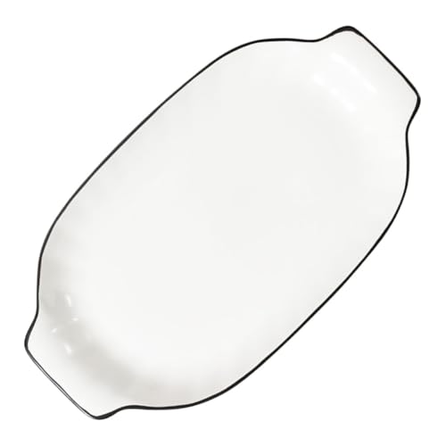 Cabilock suministros de cocina almuerzo tazón de almacenamiento de frutas bol pecera junta frigorifico plateros de cocina utensilios para hornear con asas suministro de tostado cerámica