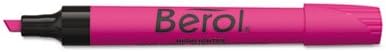 Eberhard Faber Products - Eberhard Faber - 4009 Highlighter, Chisel Tip, Pink, 12/Pk - Sold As 1 Dozen - Bold, bright color. - Extra-wide, jumbo barrel. - Multifaceted chisel tip.