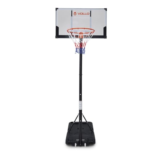 Tabela de Basquete Portátil Ajustável 3,05m Aro 45cm Vollo
