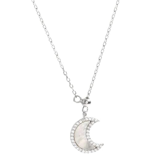 Collier ras du cou lune et coquillage, le cadeau romantique parfait pour femme
