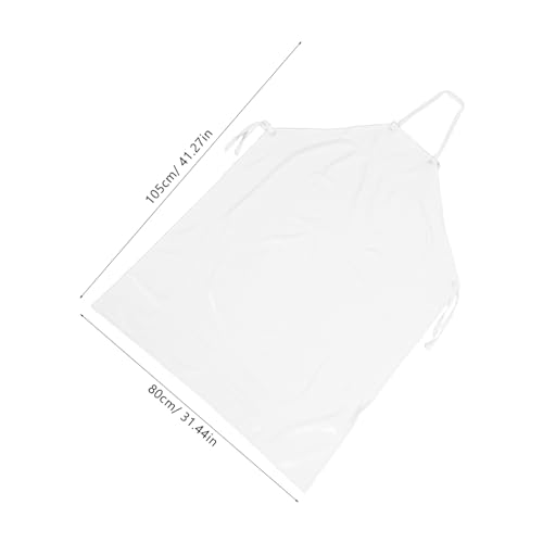 HEALEEP Delantal sin Mangas 110x80 Cm Pvc Industrial Resistente Agua y Productos Químicos Unisex para Cocina Comercial Limpieza y Carpintería - imagen 2