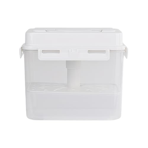 Guangcailun Caja de almacenamiento de kimchi Lock Freshness para una frescura duradera. Se utiliza para almacenar kimchi de pepino pequeño y prensa de kimchi ABS, 5L