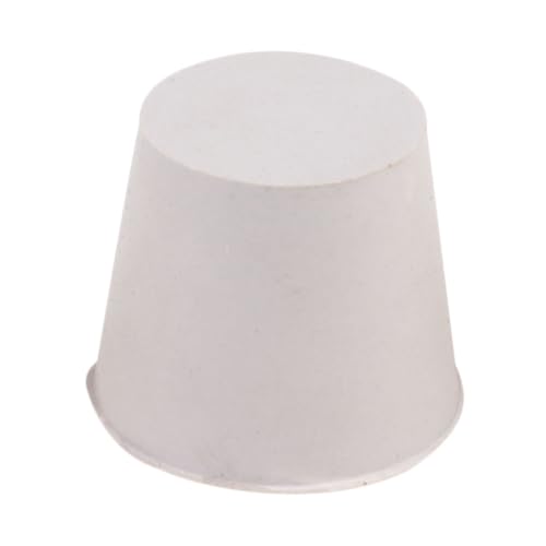 KICHOUSE 20pcs Solid Rubber Stoppers Tube Plugs Sealing Plugs for Test Tube Bottle Sealing Cap