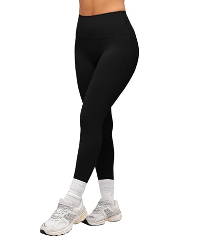 MOOSLOVER Women High Waisted Workout Leggings Seamless Compression Tummy Control Yoga Pants No Front Seam4
