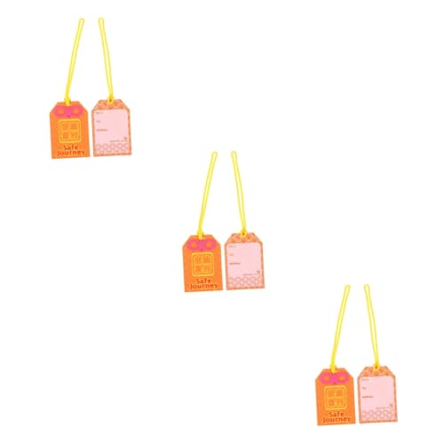 Étiquette de bagage en gel de silice BESPORTBLE pour valise et voyage