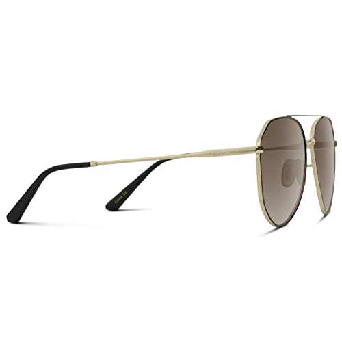 Image of WearMe Pro Polarized Aviator Sunglasses for Women and Men | UV Protection | Reflective Lens | Pink, Blue, Black Aviators