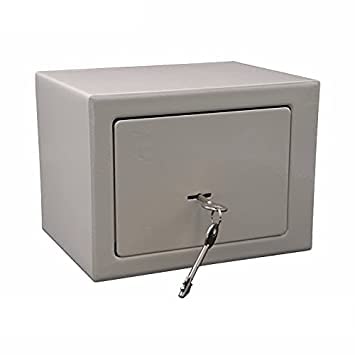 Mechanical Safe/Locker Intelligent Metal Deposit Safe/Safe Box/Safety locker/Key Locker/mechanical Safe Lockers for Home, Office, Hotel, Profession Institutes (25 x 35 x 25) CM (3-IVORY-SAFE)