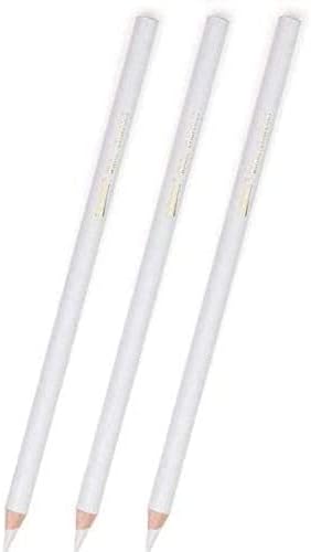 Art Ranger White Charcoal Pencil Set of 3 Premium Pencil for Sketching Drawing and other Artistic Work and Can Also Write on Glass