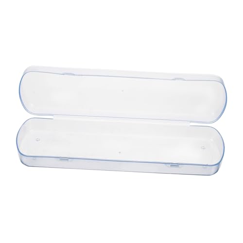 KOMBIUDA 旅行用歯ブラシケースホルダー 素材 矩形デザイン 歯ブラシと歯磨き粉収納対応 キャンプや出張に適した清潔保管ボックス