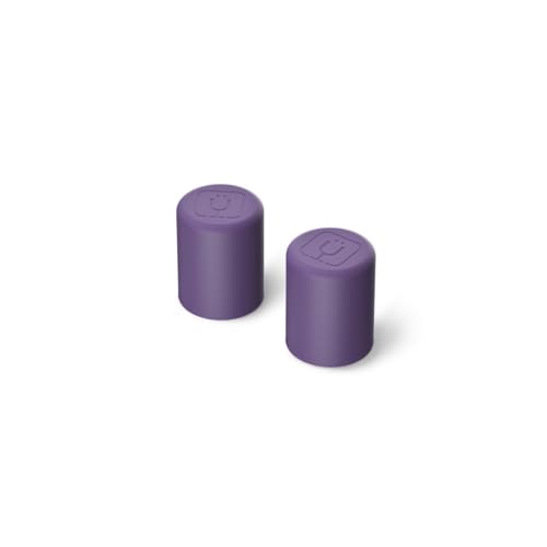 BrMate Magnetic Straw Caps | Silicone Straw Topper 2-pack | Dust & Dirt Resistant | Compatible with All Era and Resa Tumblers (Dark Aura)
