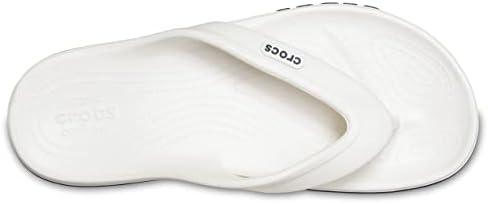 Crocs unisex adult Flip Flop, White/Navy, 15 Women 13 Men US | Image 4