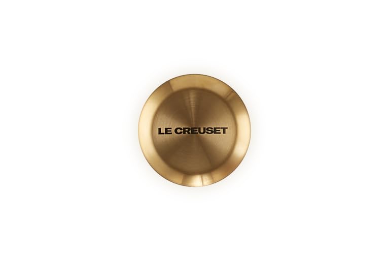 Bouton de cocotte Doré Le Creuset 5,7 cm en inox brillant
