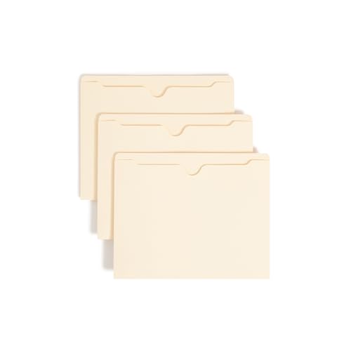 Smead Reinforced File Jackets, straight-cut tab, 100/box