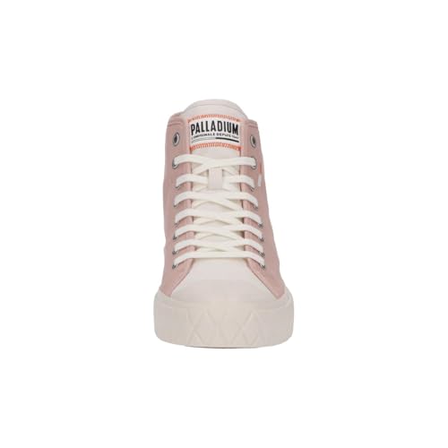 Image of Palladium Unisex Palla Ace Mid Organic Canvas Lace Up Sneaker