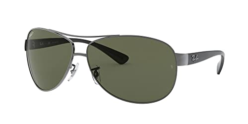 Ray-Ban RB3386 Sunglasses Bundle: RB 3386 RB3386 004/9A Gunmetal Green and Universal Anti-slip Silicone Leash