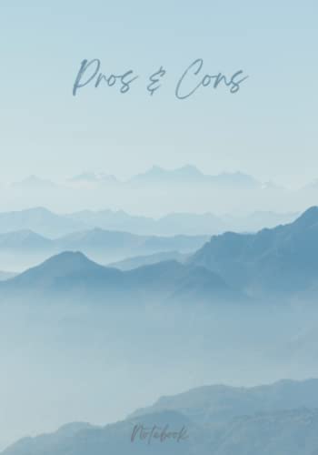 Pros & Cons: Notebook: Simple Track, Log, Writing Notebook for Personal Professional, Home, Work - 120 Line Page, 7"x10"