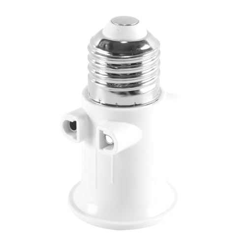 Durlo Adaptador de de bombilla inteligente (E27 a europeo de 2 pines, CA 100-240 V, 4 A)