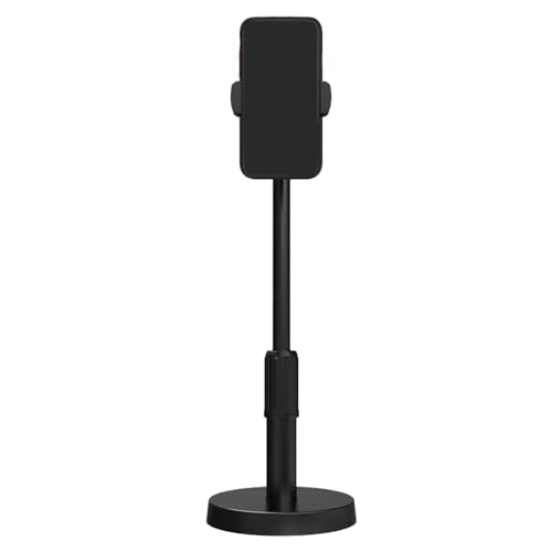 Shurzzesj Soporte de teléfono ajustable en altura, Soporte de teléfono móvil | Soporte de teléfono ajustable en altura | Soporte de teléfono de escritorio con ángulo ajustable para el hogar, la