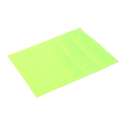 POPETPOP 1 Sheet Adhesive Reflective Tape High Visibility Reflector Strips for Bicycles Helmets and Backpacks Durable Safety Decals for Nighttime Use Easy Application Reflective Stickers