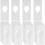Only Hangers Clothing Rack Blank Rectangular Dividers - 80 Blank Rectangular Size Dividers - Ships Free