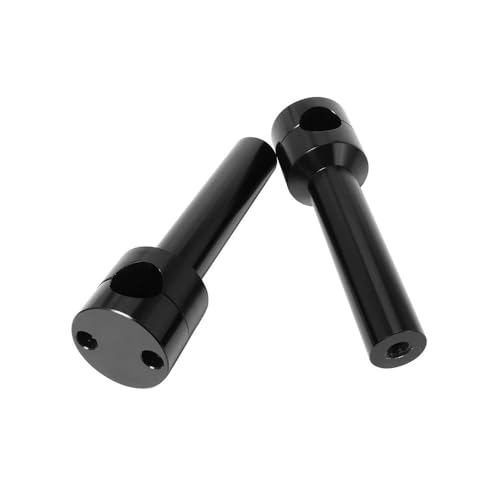 Guidon Moto Kit Riser Réglable Noir Supprime le Jeu de Fixation