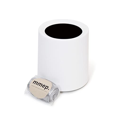 Image of MEDIOCRE MARKETING, EXCEPTIONAL PRODUCTS. MMEP Contemporary Mini Decorative Table Trash Can Gray