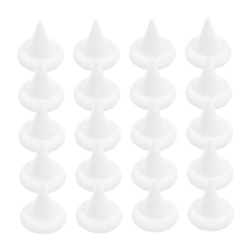 HOMSFOU 50 Stück Keramik Ofennägel Hitzebeständig und Wiederverwendbar Keramische Brennhilfen für Töpferbedarf Unterstützende Tonschmuckhalter für Gleichmäßiges Brennen und