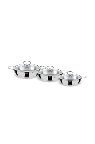 Inci 6 Parça Çelik Omlet Set Metal 5007