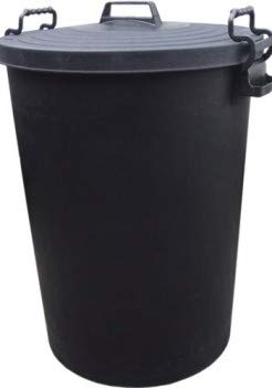 110L Outdoor Waterproof Plastic Food Bin With Clip Locking Lid