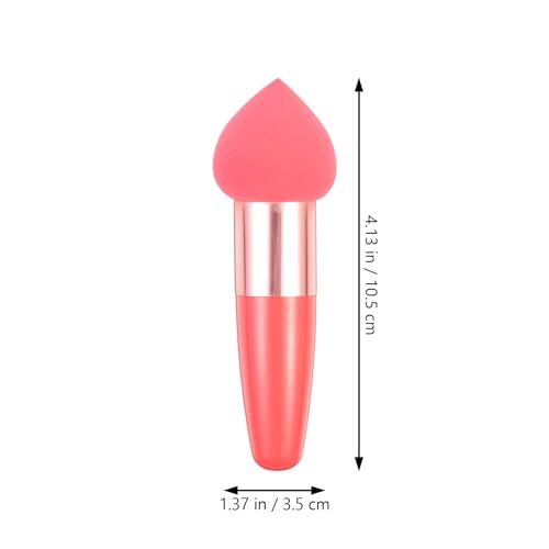 minkissy 3pcs Makeup Sponge Wet Makeup Pens Portable Blending Sponges Foundation Sponges Foundation Concealer Cosmetic Application for Liquid Foundation (Red) - Image 2