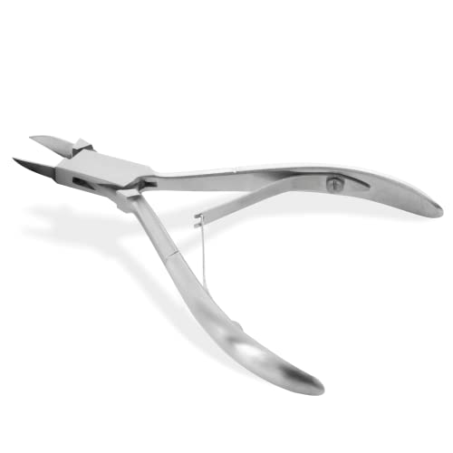 OTTO HERDER - Alicates para esquinas, cortaúñas, 10 cm, con punta especialmente fina y estrecha para trabajar en uñas encarnadas de acero inoxidable