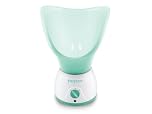 BEPER 40.967N Sauna Pulizia Viso - Vaporizzatore Facciale per Impurità della Pelle, Bianco/Verde