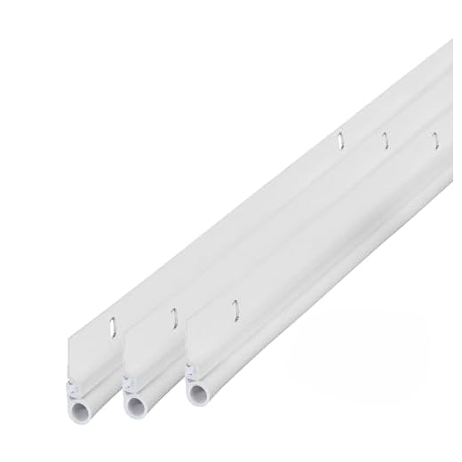 M-D Building Products 87635 36-Inch by 84-Inch Flat Profile Door Jamb Weatherstrip Kit with Screws, White