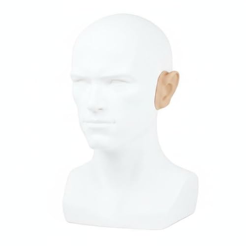 Buste de tête blanc mat en PVC de qualité supérieure pour vitrine - 2