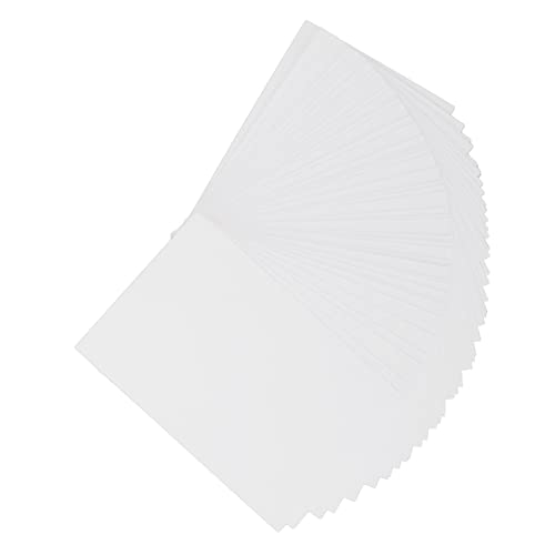 Papel Cartolina Branco - 50 Unidades, Ideal Para Vários Projetos DIY, Como Scrapbooking, Confecção D