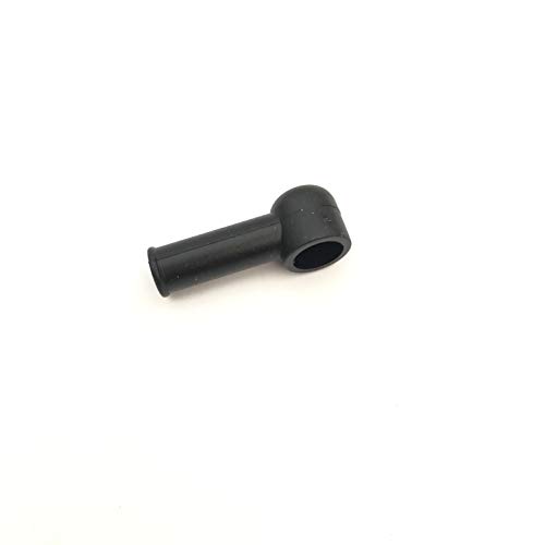  CAPPUCCIO IN GOMMA A PIPA PIPETTA D. INTERNO 10 MM LUNGHEZZA 40 MM COPRI FILI ALLE BOBINE MOTO SCOOTER D\'EPOCA VARIE APPLICAZIONI