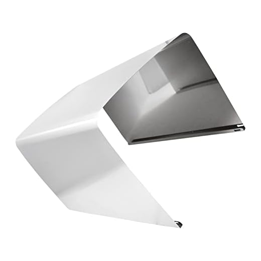 sparefixd Cubierta universal de la chimenea del acero inoxidable del ventilador del extractor de la campana