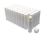 Bulk Lip Balm Wholesale 100 Pack Unlabeled | White Label Made in USA | Natural Vanilla