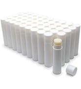 Lip Balm Bulk Unlabeled - Made in USA 100 Pack Vanilla White Bulk Chapstick - Natural Ingredients