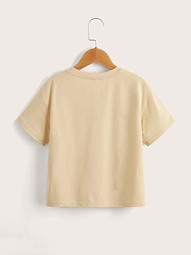 Image of WDIRARA Girl's Strawberry T Shirt Graphic Tee Cute Crewneck Short Sleeve Top