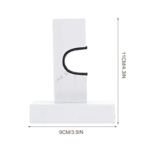 Gatuida Wall Mount Clothes Rack Wall Mount Baseball Bat Holder Baseball Bat Display Rack Horizontal Rack Brackets Handmade Bat Holder Baseball Bat Accessories (White) Wall Clothes Rack - Image 2