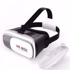 Oculos de Realidade Virtual 3D Vr Box + Controle Bluetooth