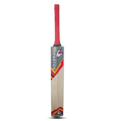 SPPARTOS Tuborg Youth Size Kashmir Willow Cricket Bat - Size 4, Ideal for Players of All Skill Levels, Elevate Your Performance